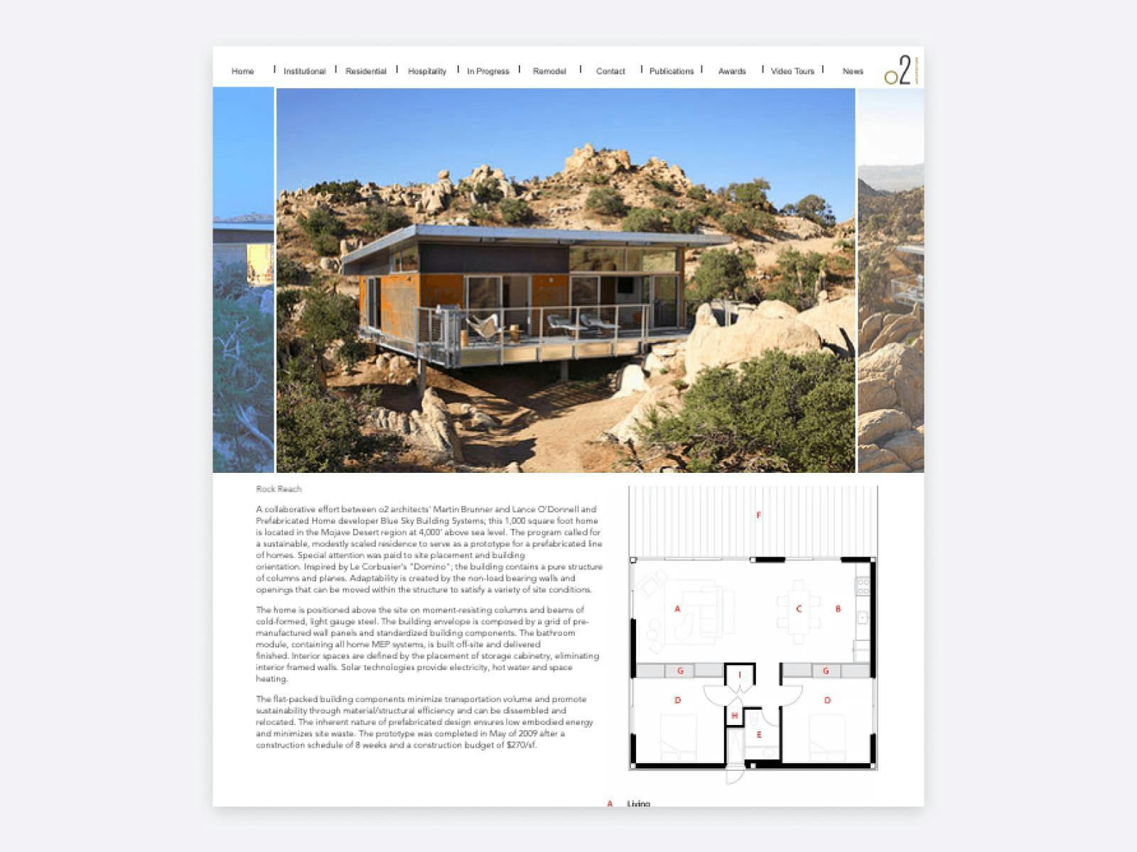 O2 Architecture project page