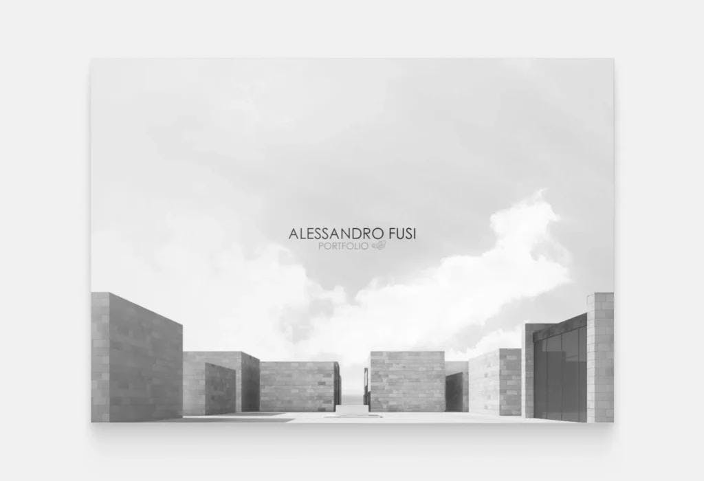 Portfolio Cover by Alessandro Fusi
