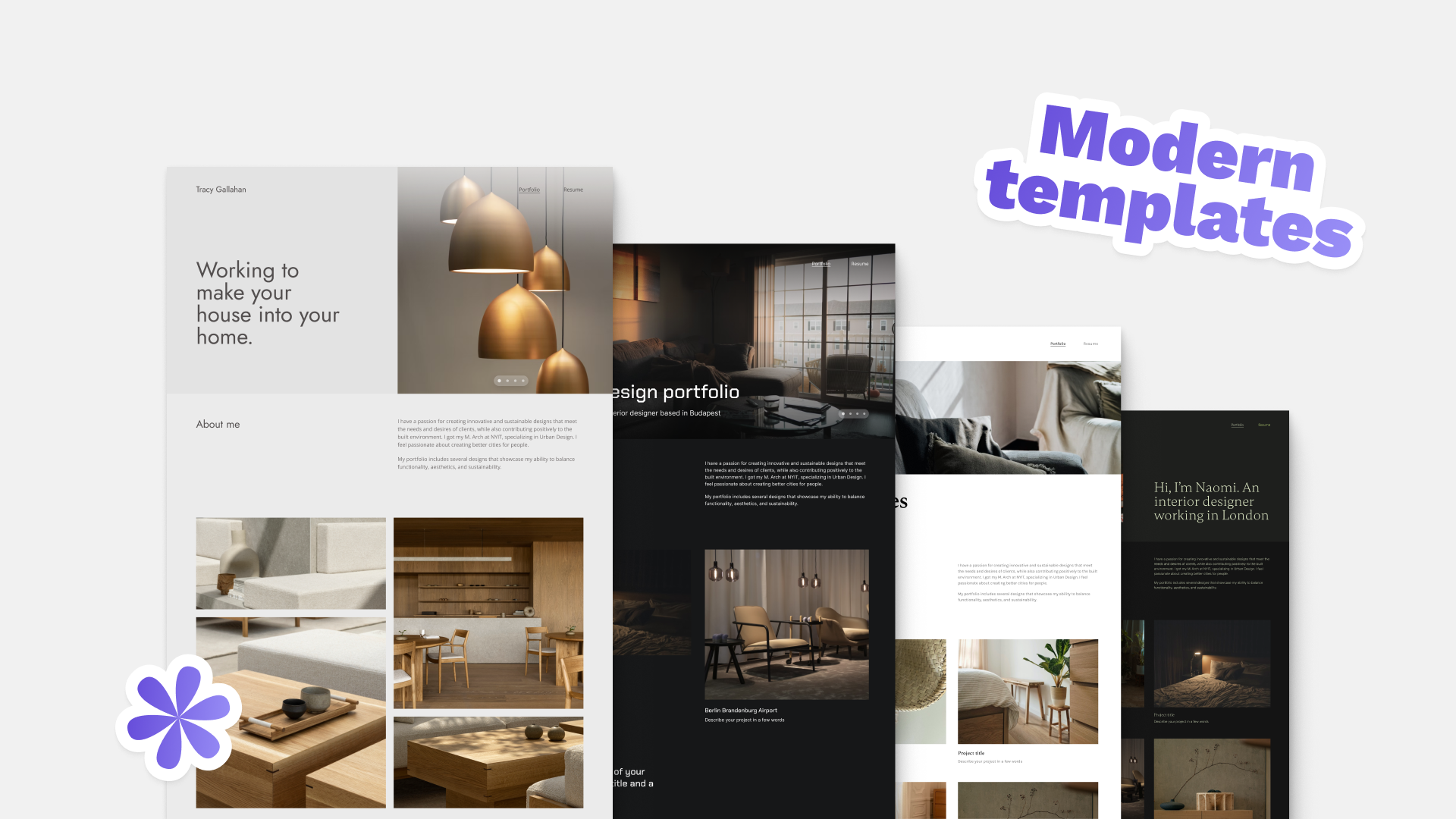 Cover image of post Interior Design Website Templates