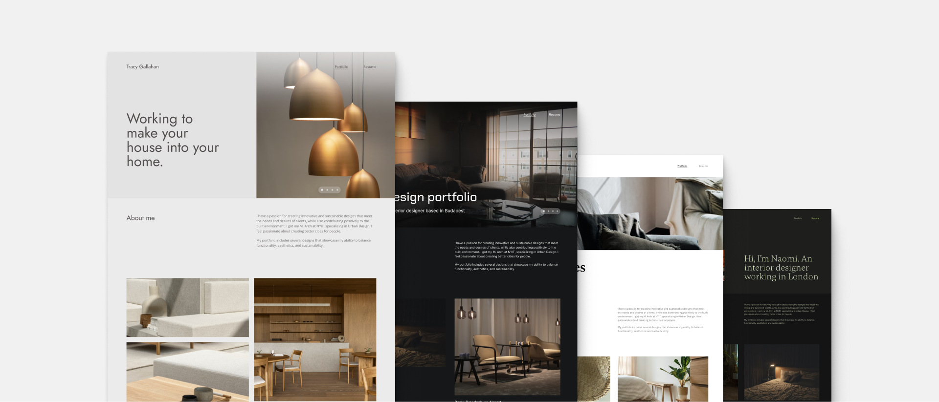 Cover image of post Interior Design Website Templates
