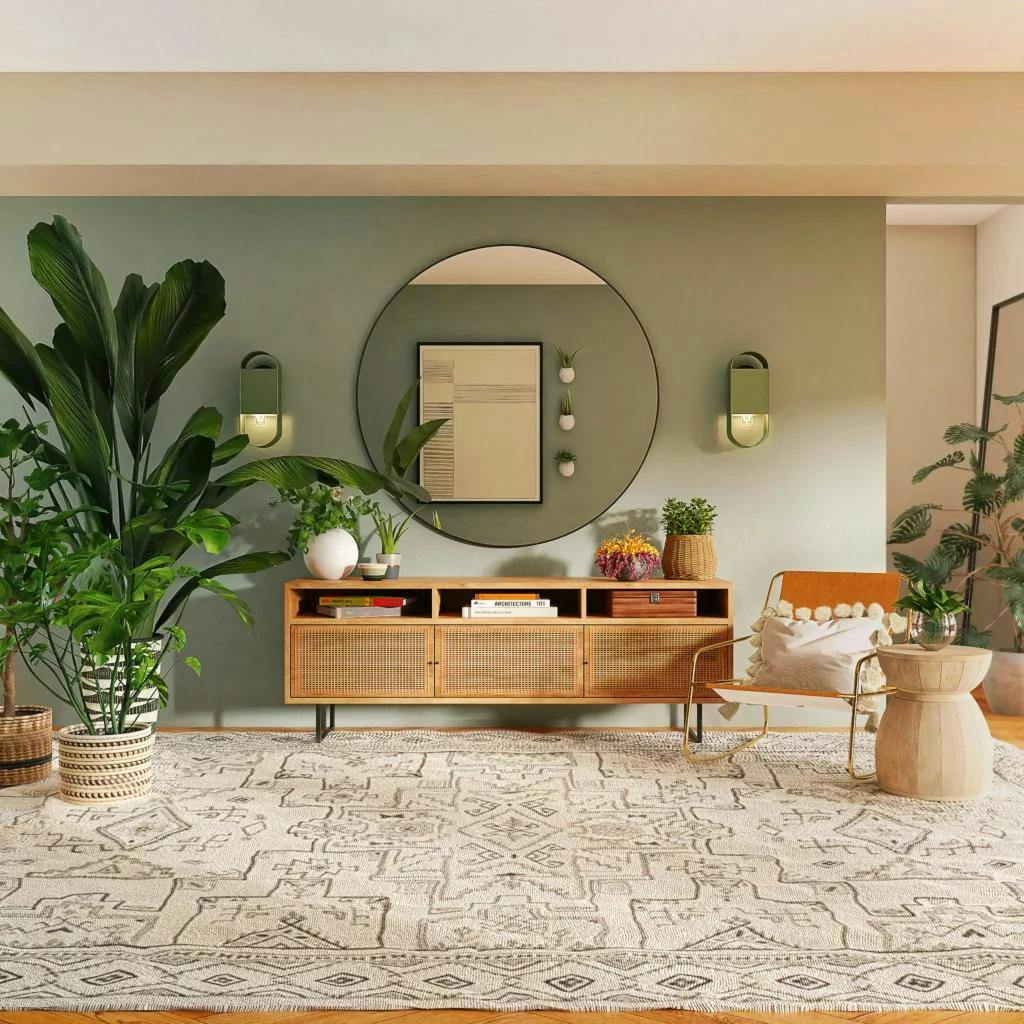 Botanical style interior project